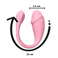 Vibrador estimulador de clítoris de huevo inalámbrico con aplicación 10 modos de vibración - Miniatura 10