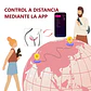 Vibrador estimulador de clítoris de huevo inalámbrico con aplicación 10 modos de vibración - Miniatura 4