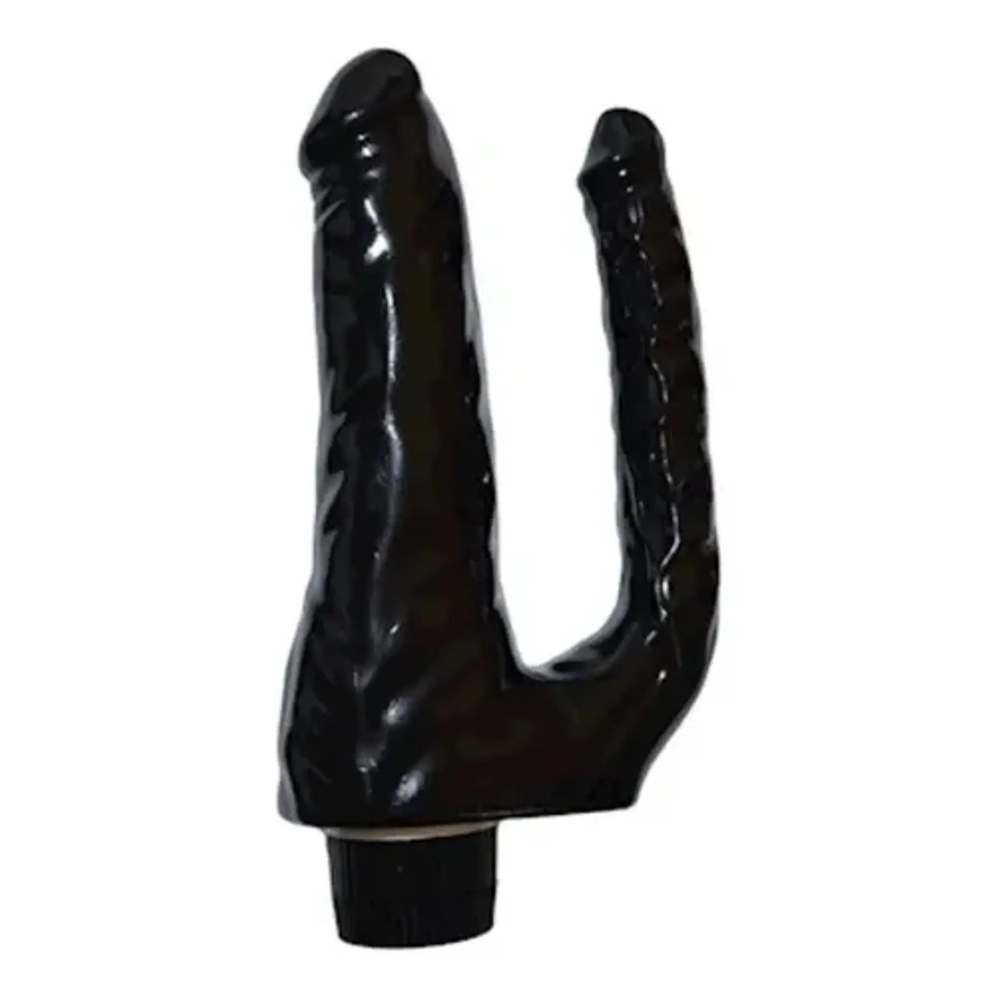 Dildo doble 21x 4cm con vibrador a pilas 1