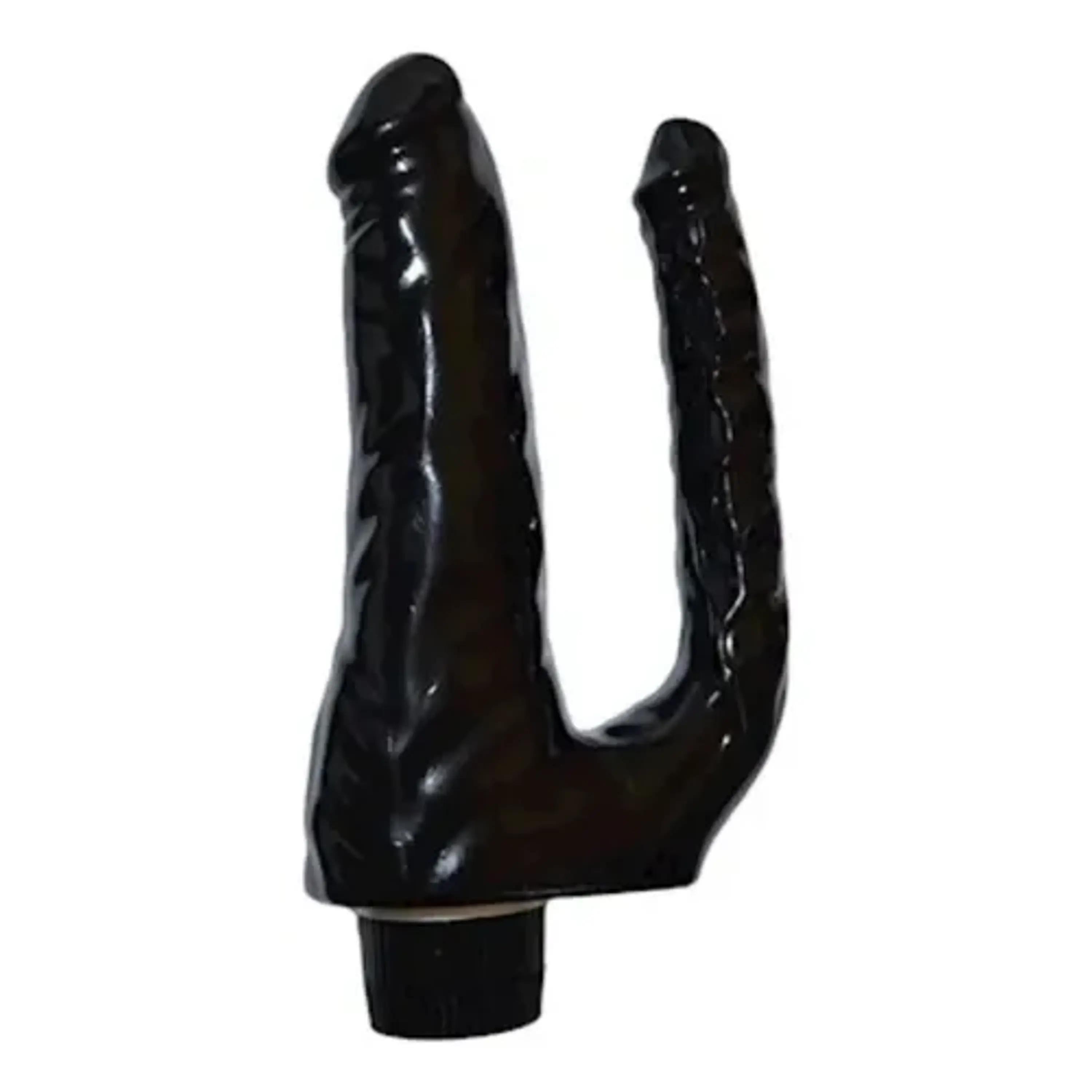 Dildo doble 21x 4cm con vibrador a pilas 1