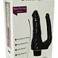 Dildo doble 21x 4cm con vibrador a pilas - Miniatura 2