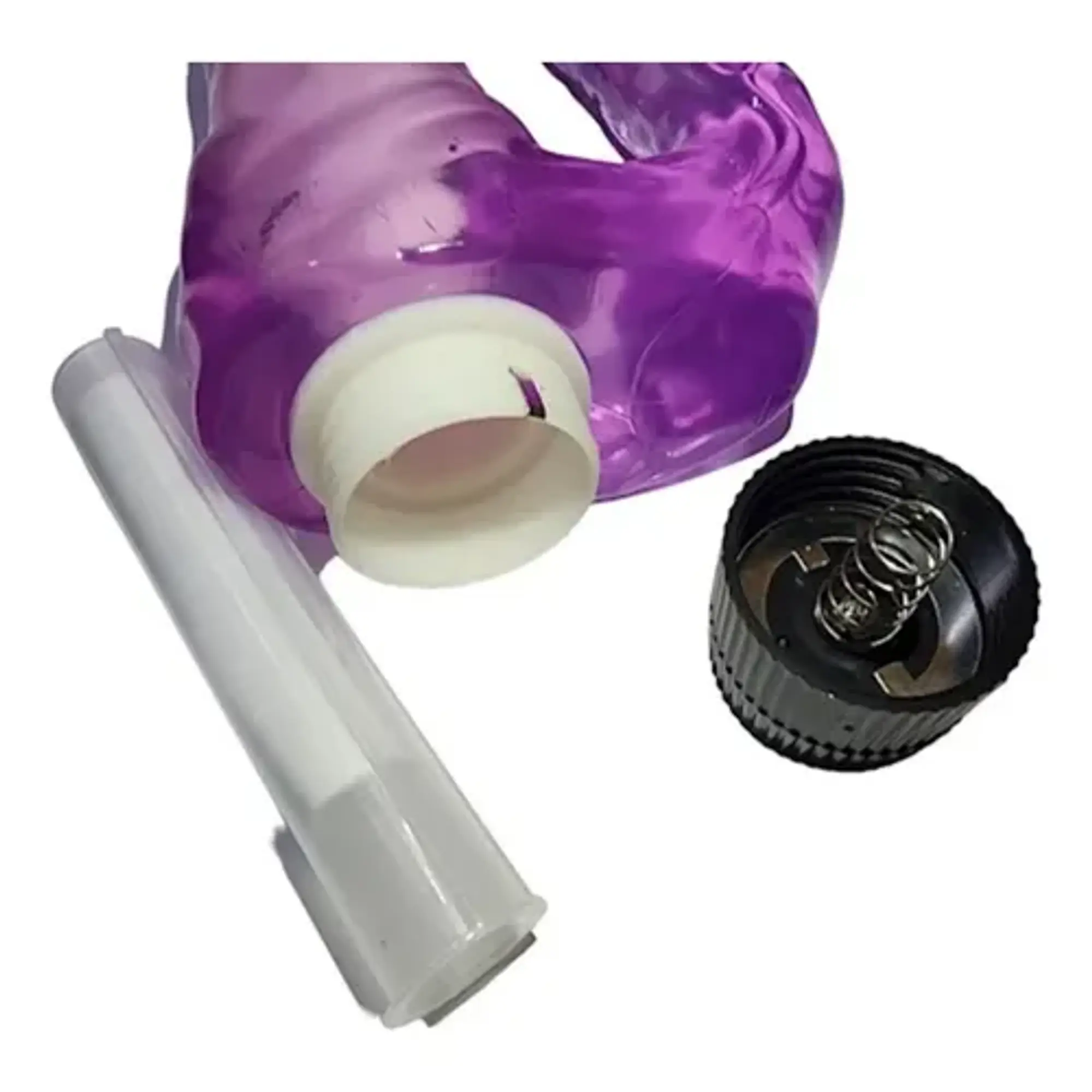 Dildo doble 21x 4cm con vibrador a pilas 4