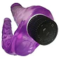Dildo doble 21x 4cm con vibrador a pilas - Miniatura 5