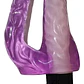 Dildo doble 21x 4cm con vibrador a pilas - Miniatura 6