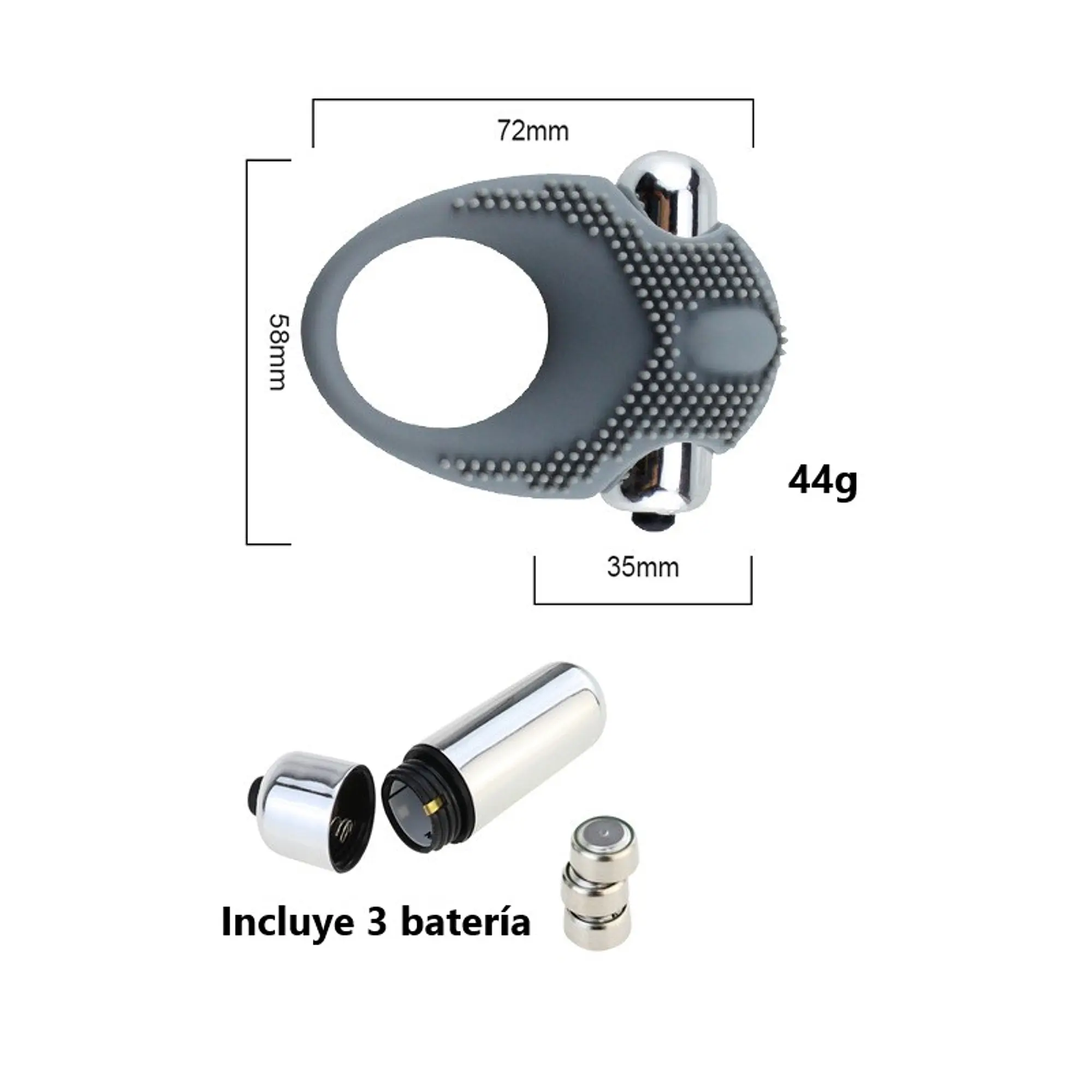 Potente ANILLO Vibrador para pene 5