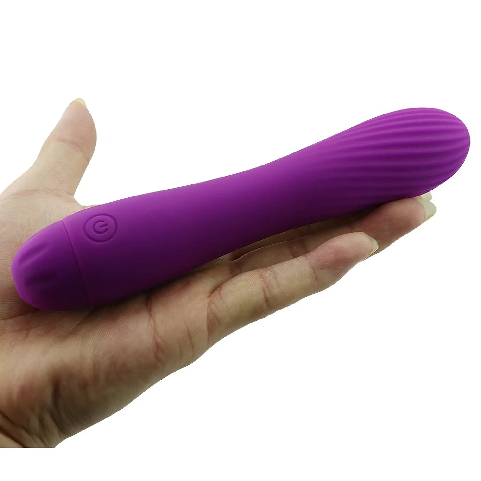 Potente vibrador 17cm x 32cm - Morado 1