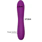 Potente vibrador 17cm x 32cm - Morado - Miniatura 3