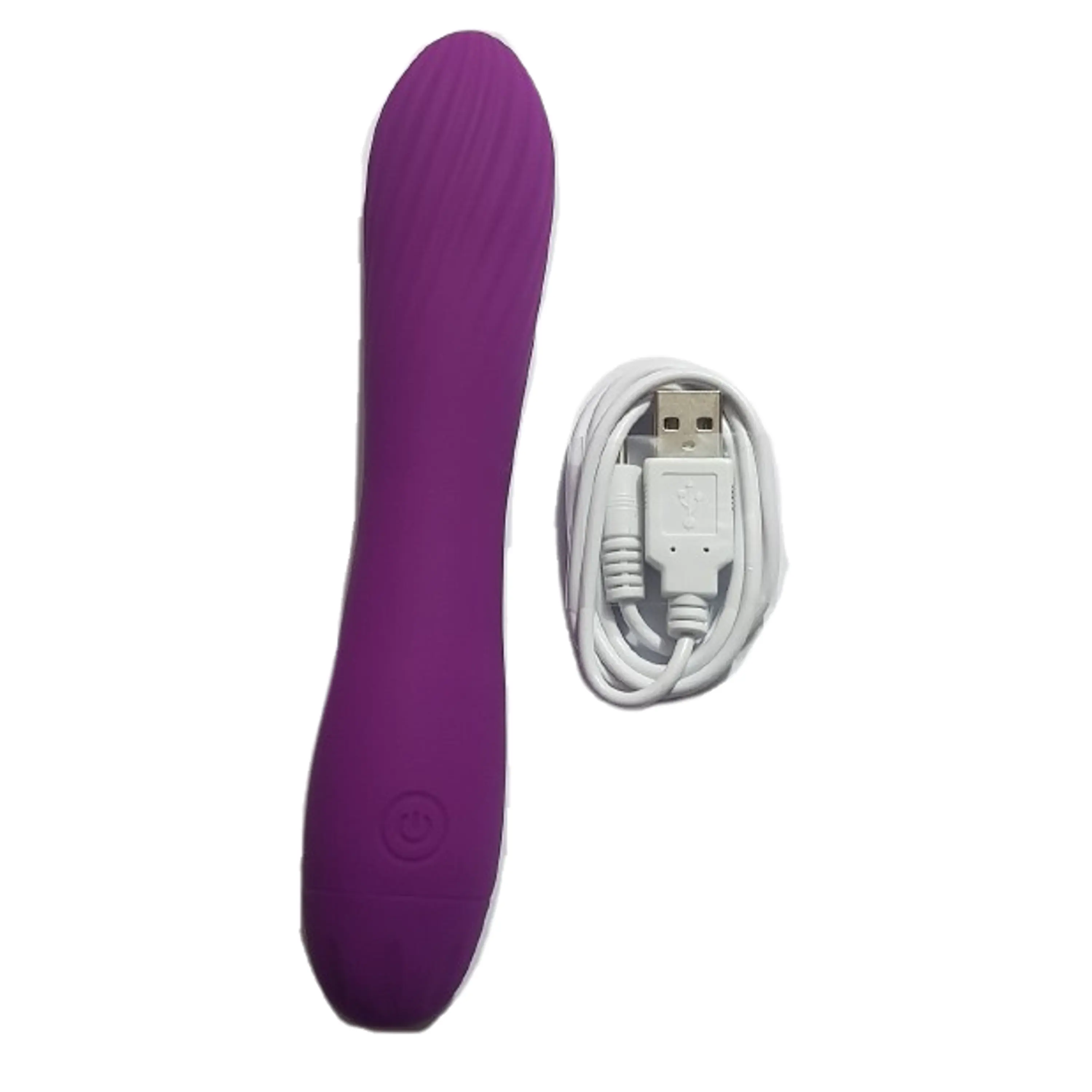 Potente vibrador 17cm x 32cm - Morado 4