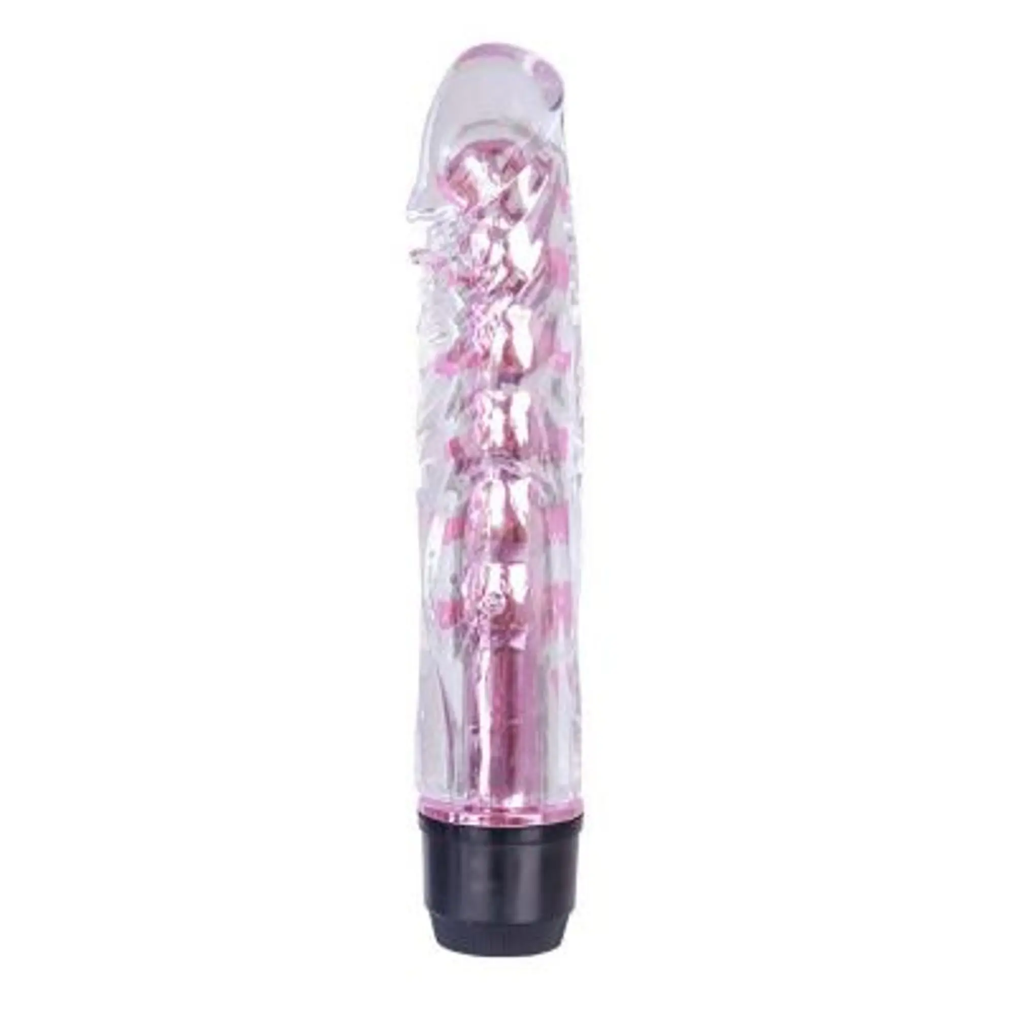 Potente Vibrador De 8 Velocidades Jelly - 18cm x 3.3cm 3