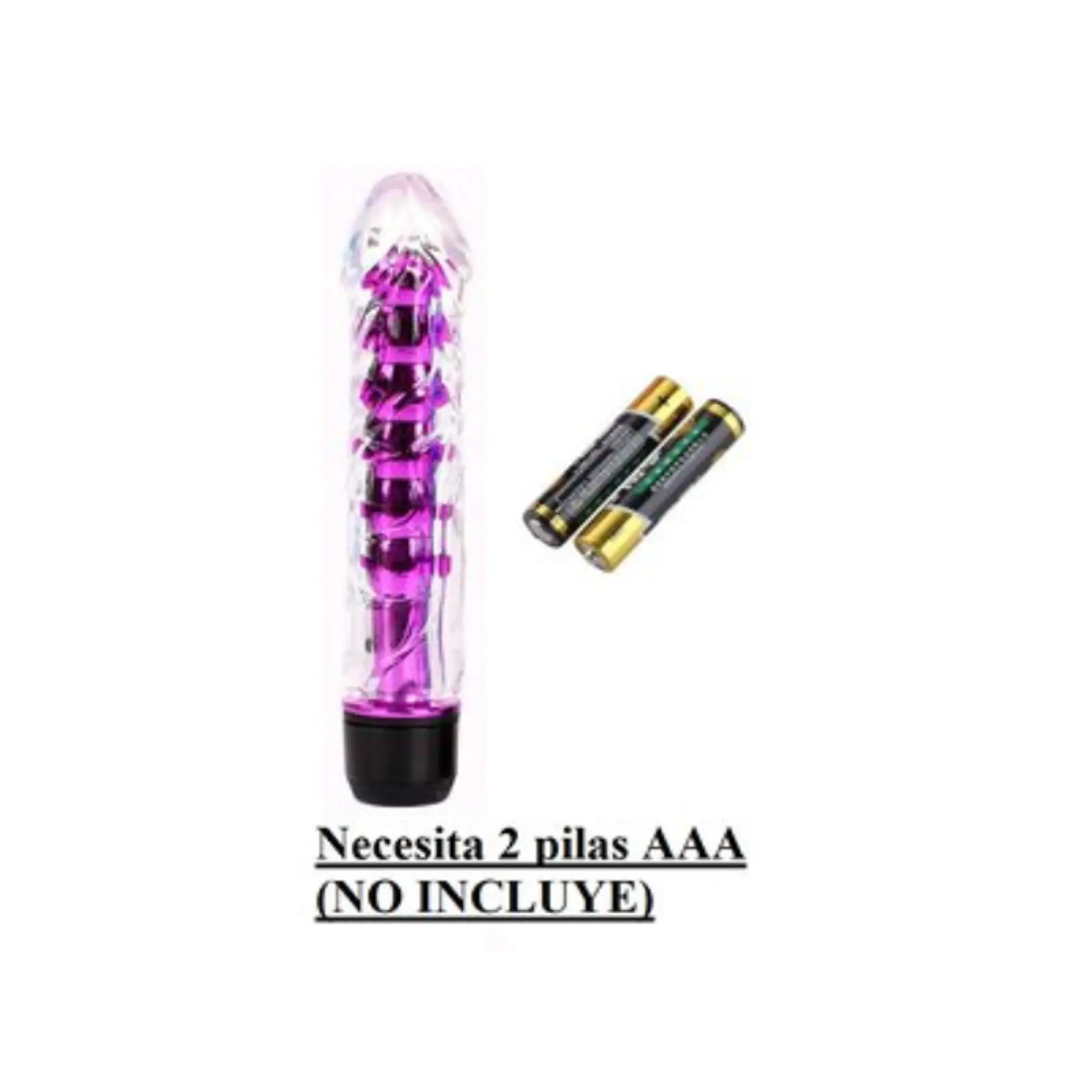 Potente Vibrador De 8 Velocidades Jelly - 18cm x 3.3cm 7