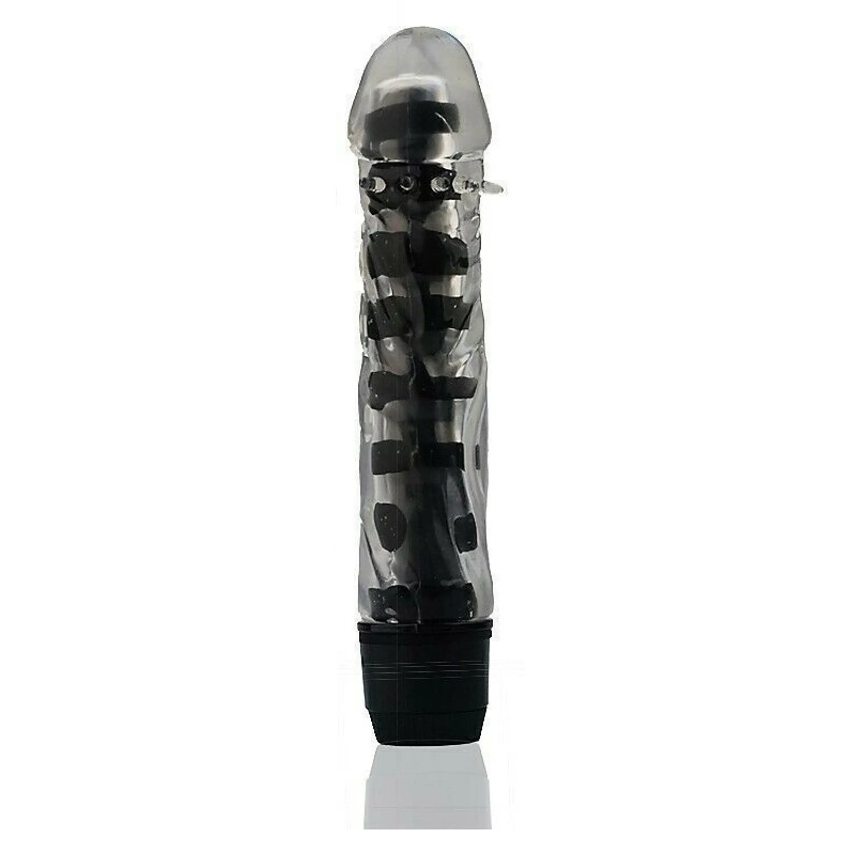 Potente Vibrador De 8 Velocidades Jelly - 18cm x 3.3cm 10