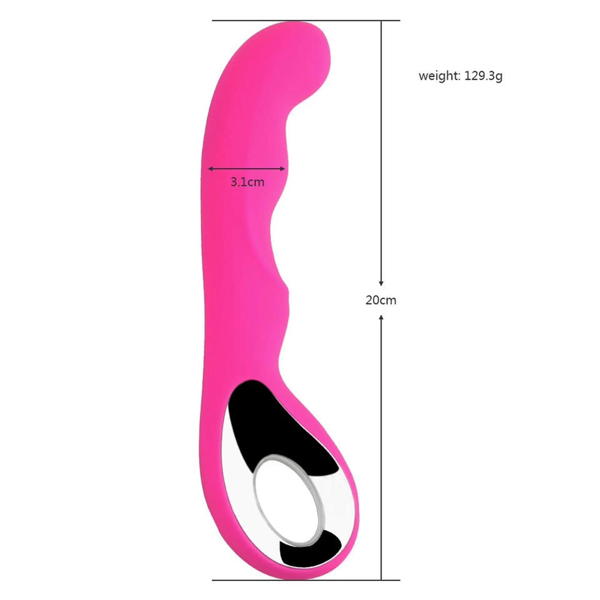 Vibrador de 12 Velocidades de Silicona vaginal y anal 2