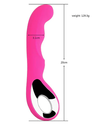 Vibrador de 12 Velocidades de Silicona vaginal y anal