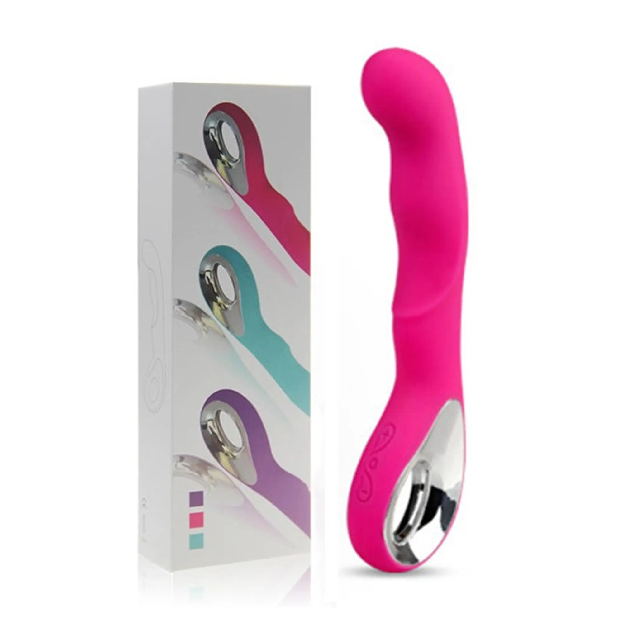 Vibrador de 12 Velocidades de Silicona vaginal y anal 4