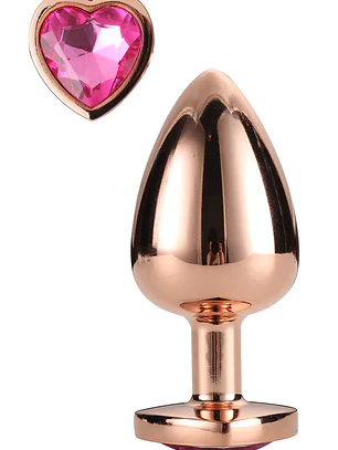 Plug De metal Rosa Oro - Talla S