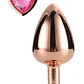 Plug De metal Rosa Oro - Talla S - Miniatura 1