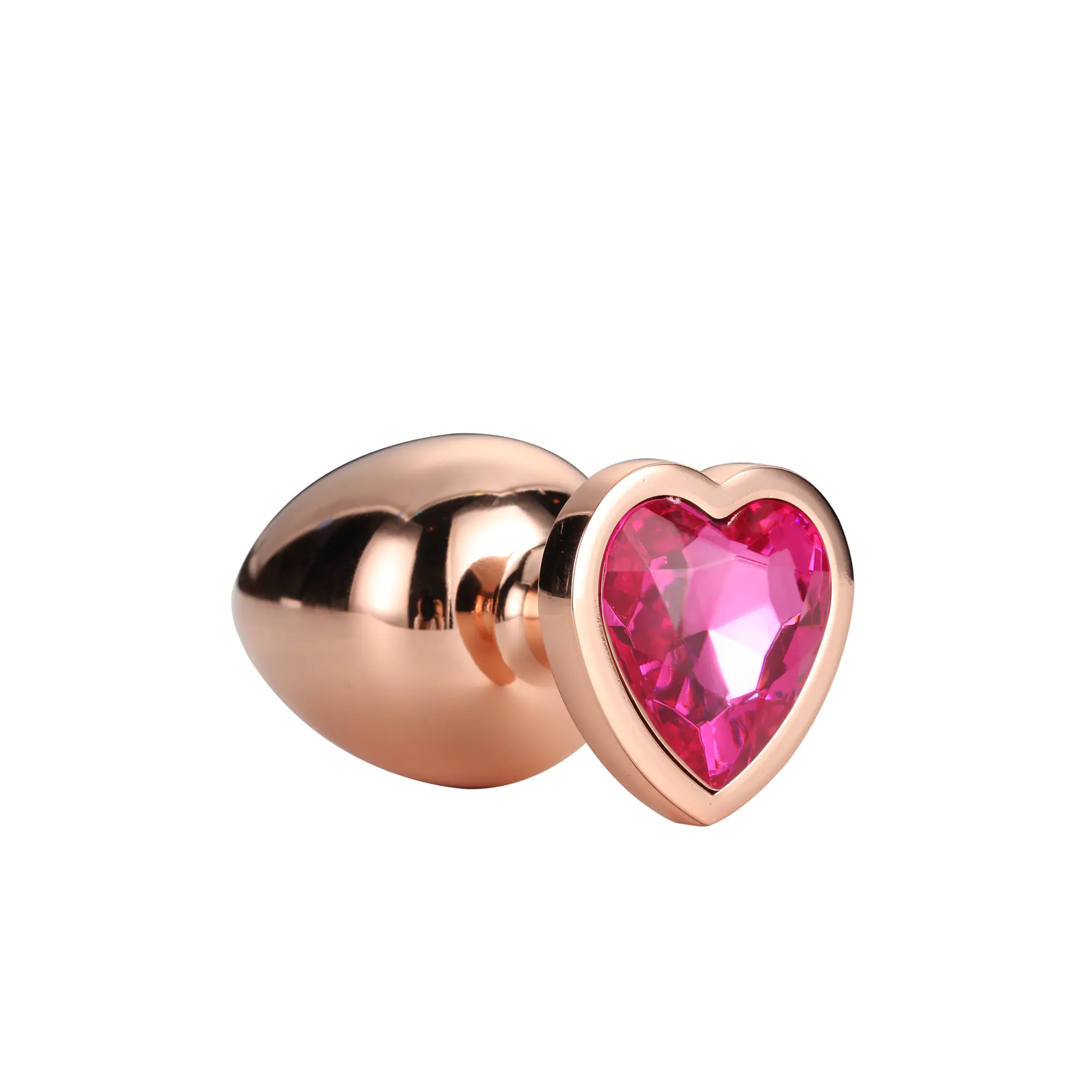 Plug De metal Rosa Oro - Talla S 5