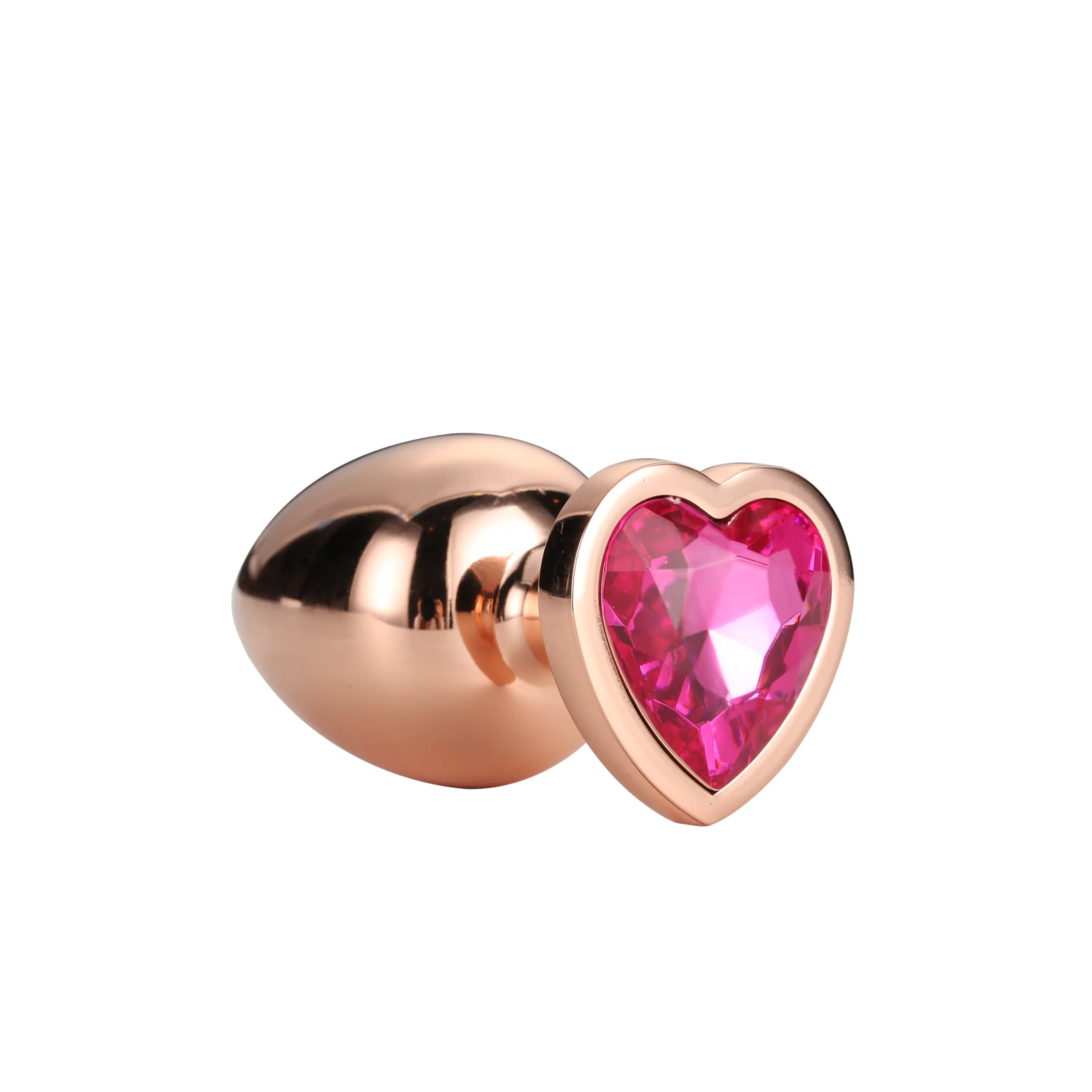 Plug De metal Rosa Oro - Talla S 5