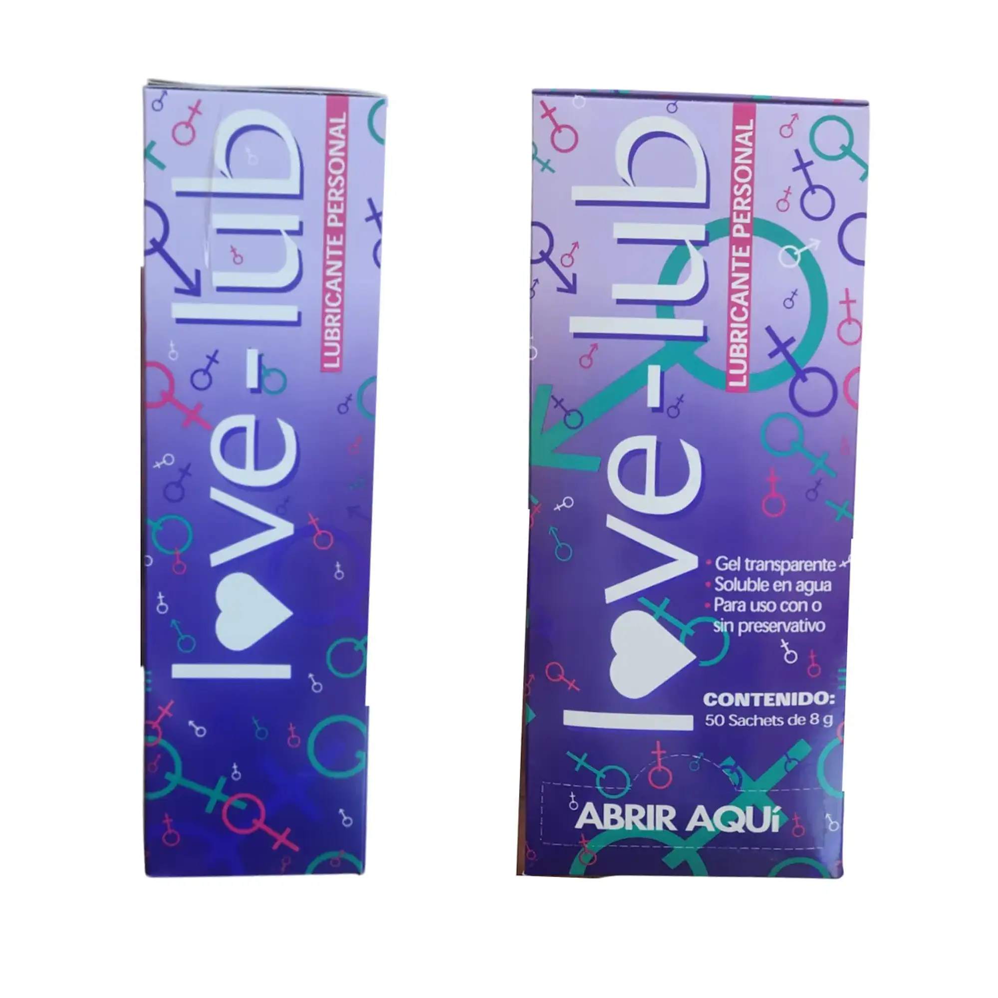 Caja de lubricante Love LUB de 50 sachets 3