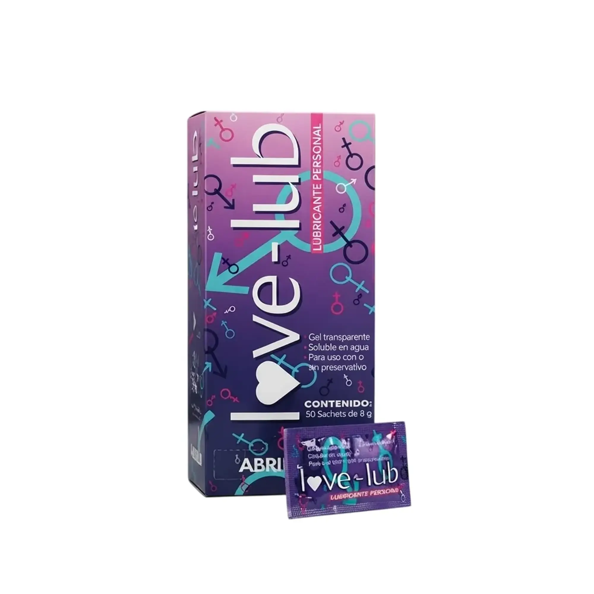 Caja de lubricante Love LUB de 50 sachets 1