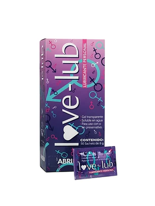 Caja de lubricante Love LUB de 50 sachets