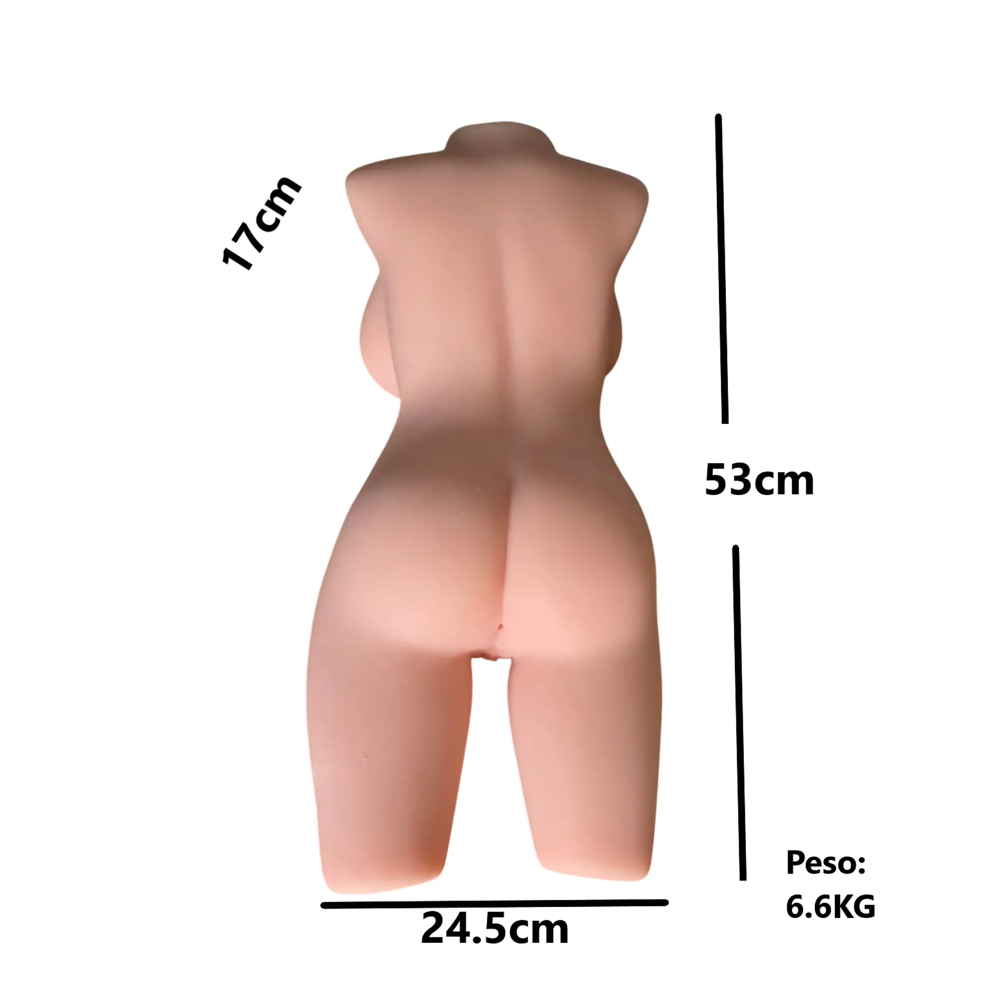Masturbador masculino de 53CM silicona - 6.6 Kg 2