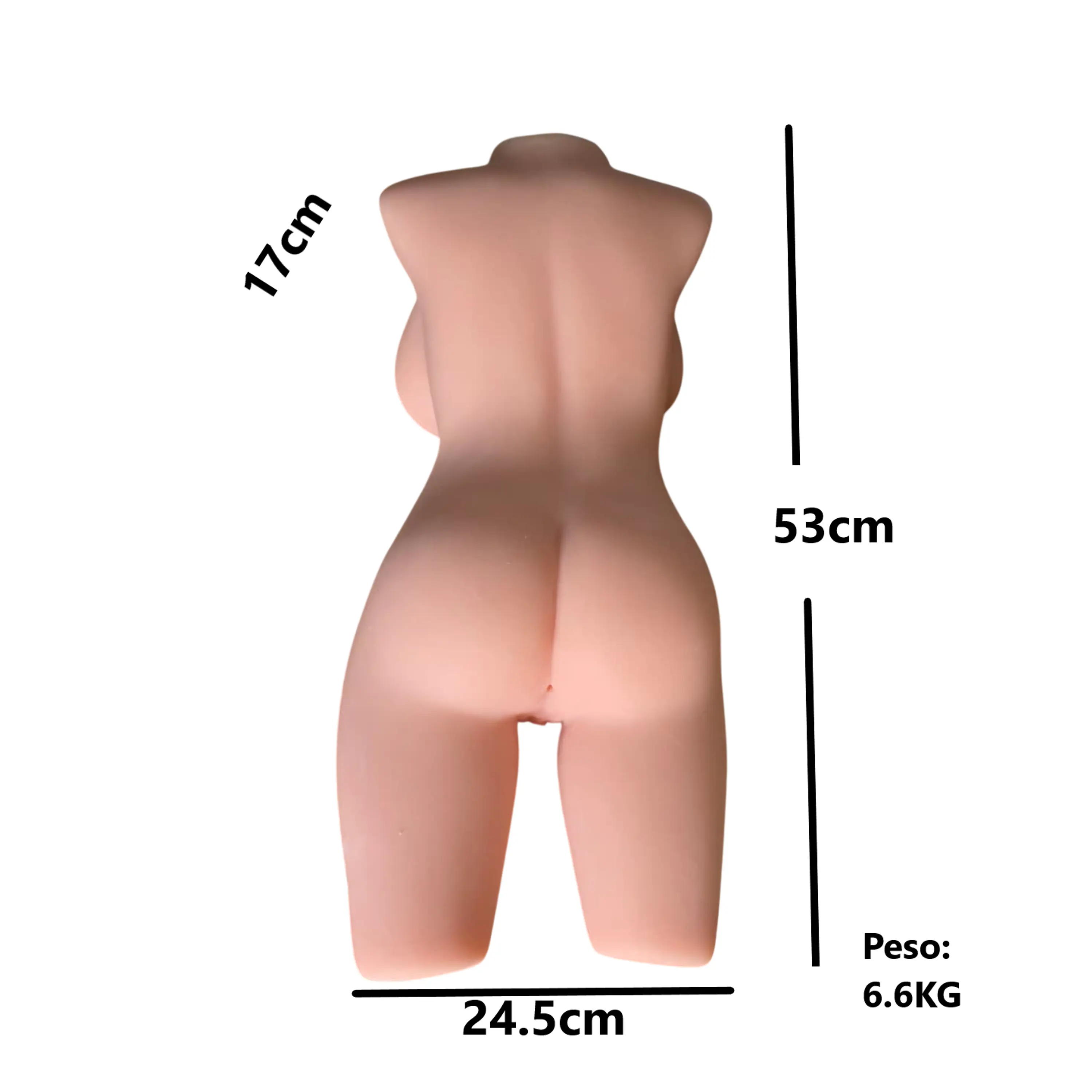 Masturbador masculino de 53CM silicona - 6.6 Kg 2