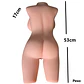 Masturbador masculino de 53CM silicona - 6.6 Kg - Miniatura 2