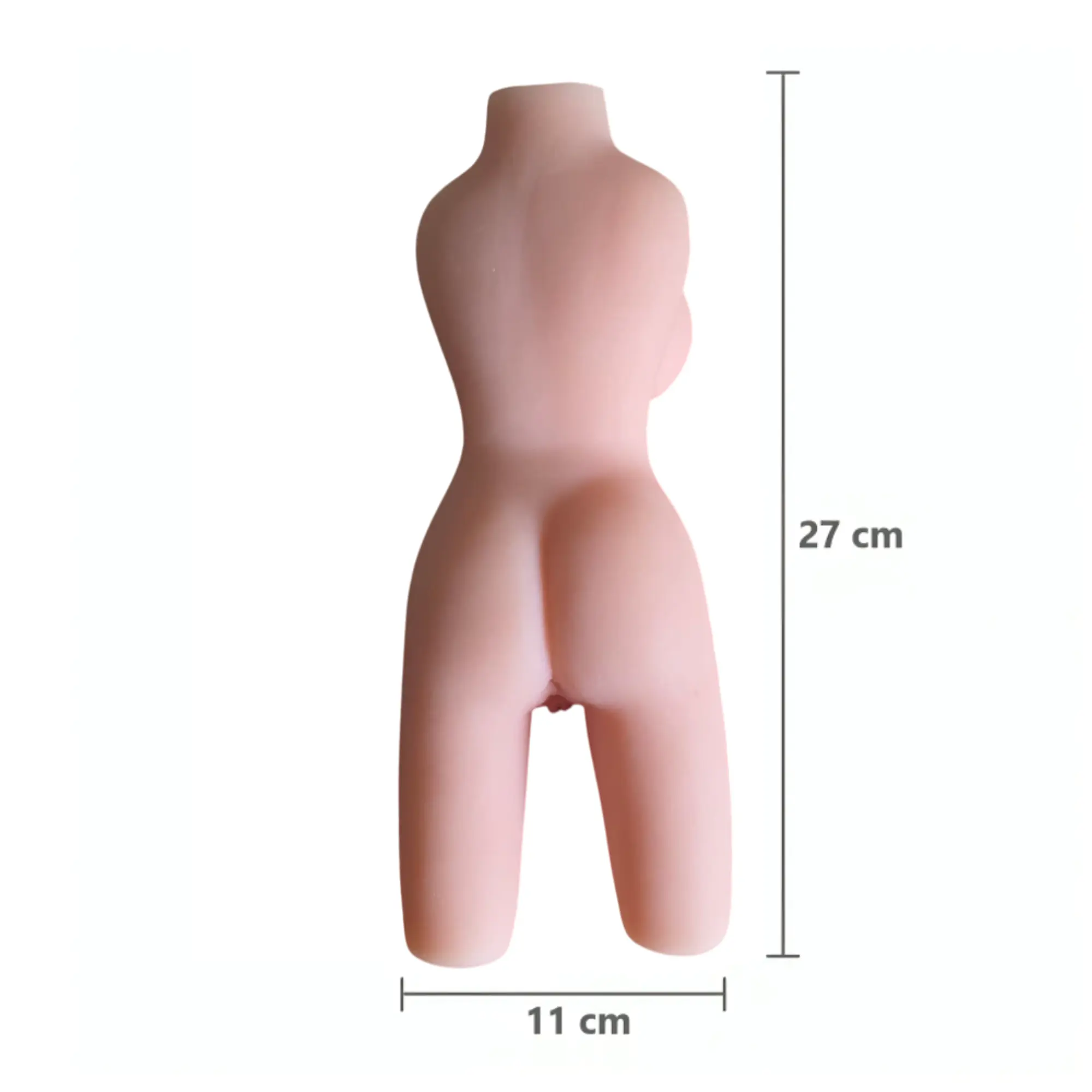 Masturbador masculino tipo cuerpo de silicona de 27 cm - 864 gr 3