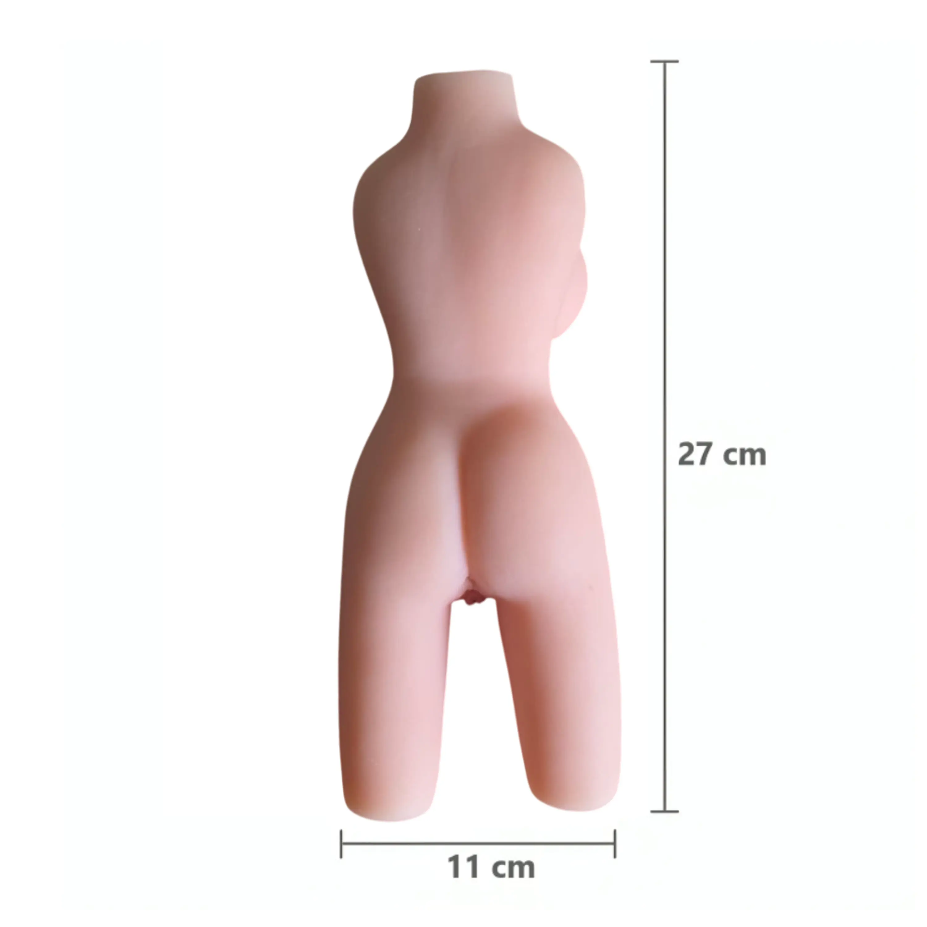 Masturbador masculino tipo cuerpo de silicona de 27 cm - 864 gr 3