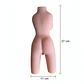 Masturbador masculino tipo cuerpo de silicona de 27 cm - 864 gr - Miniatura 3