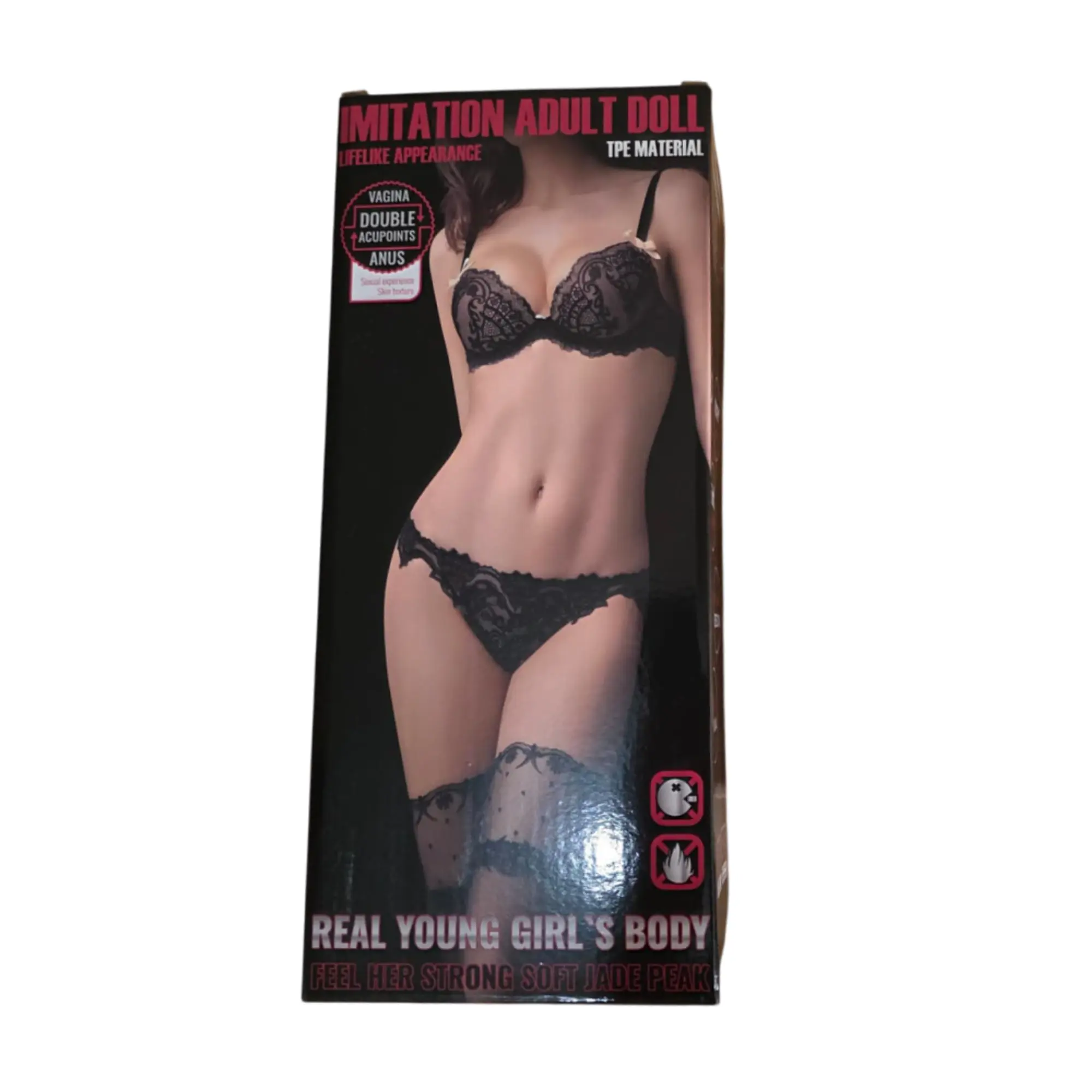 Masturbador masculino tipo cuerpo de silicona de 27 cm - 864 gr 4