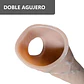 Manga con vibrador para Extender el pene Reutilizable y control remoto - 20 cm - Miniatura 5