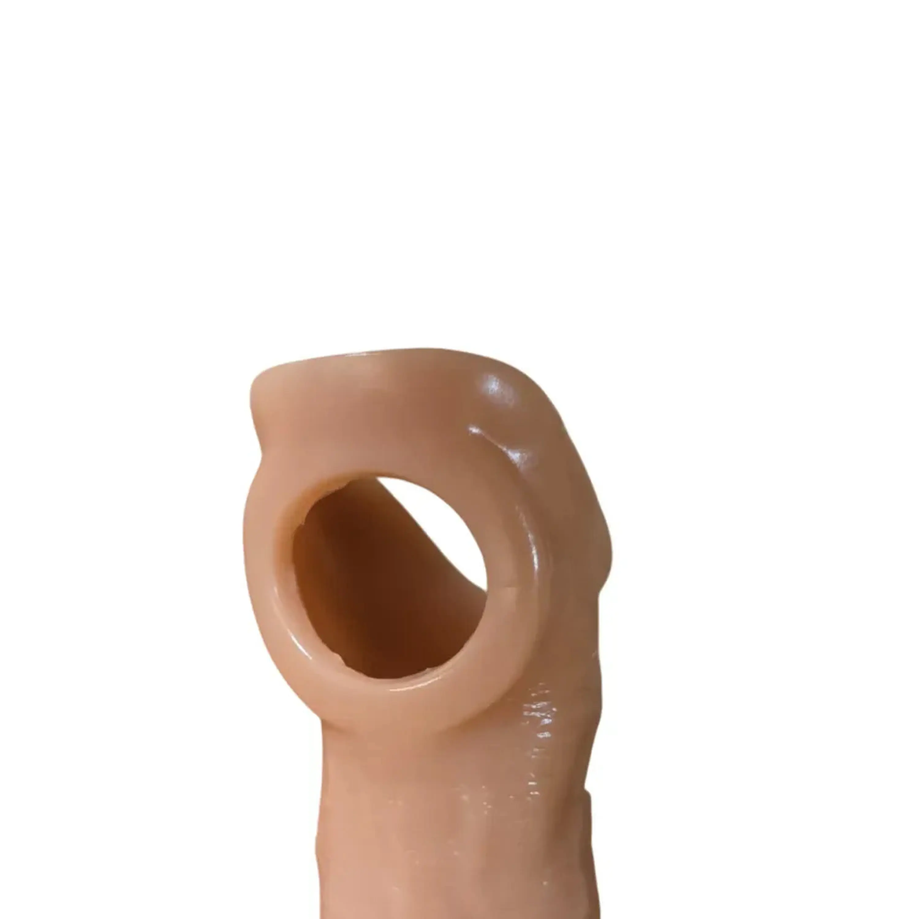 Manga con vibrador para Extender el pene Reutilizable y control remoto - 20 cm 6