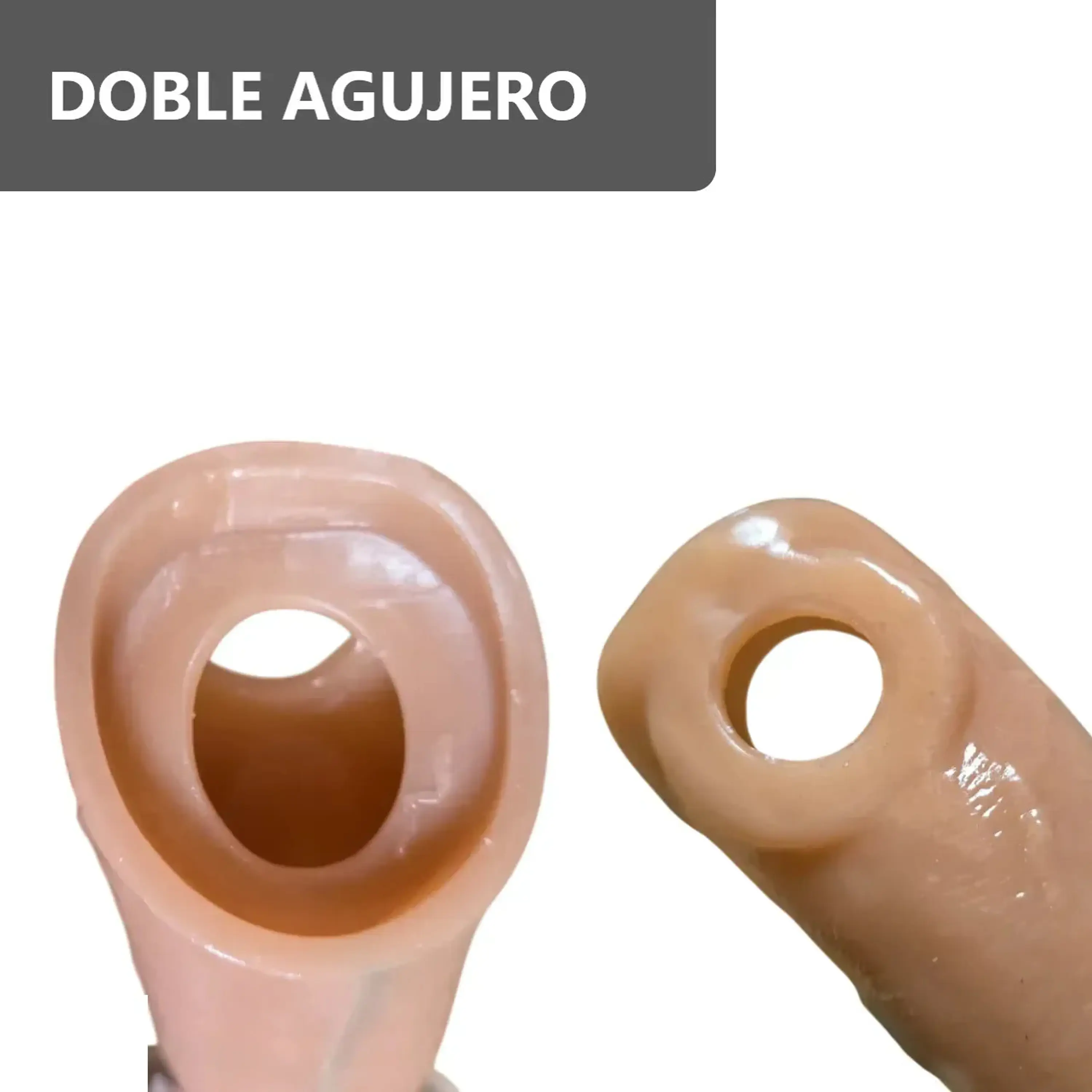 Manga Realista para Extender el pene Reutilizable - 20 cm 3