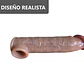 Manga Realista para Extender el pene Reutilizable - 19 cm - Miniatura 4