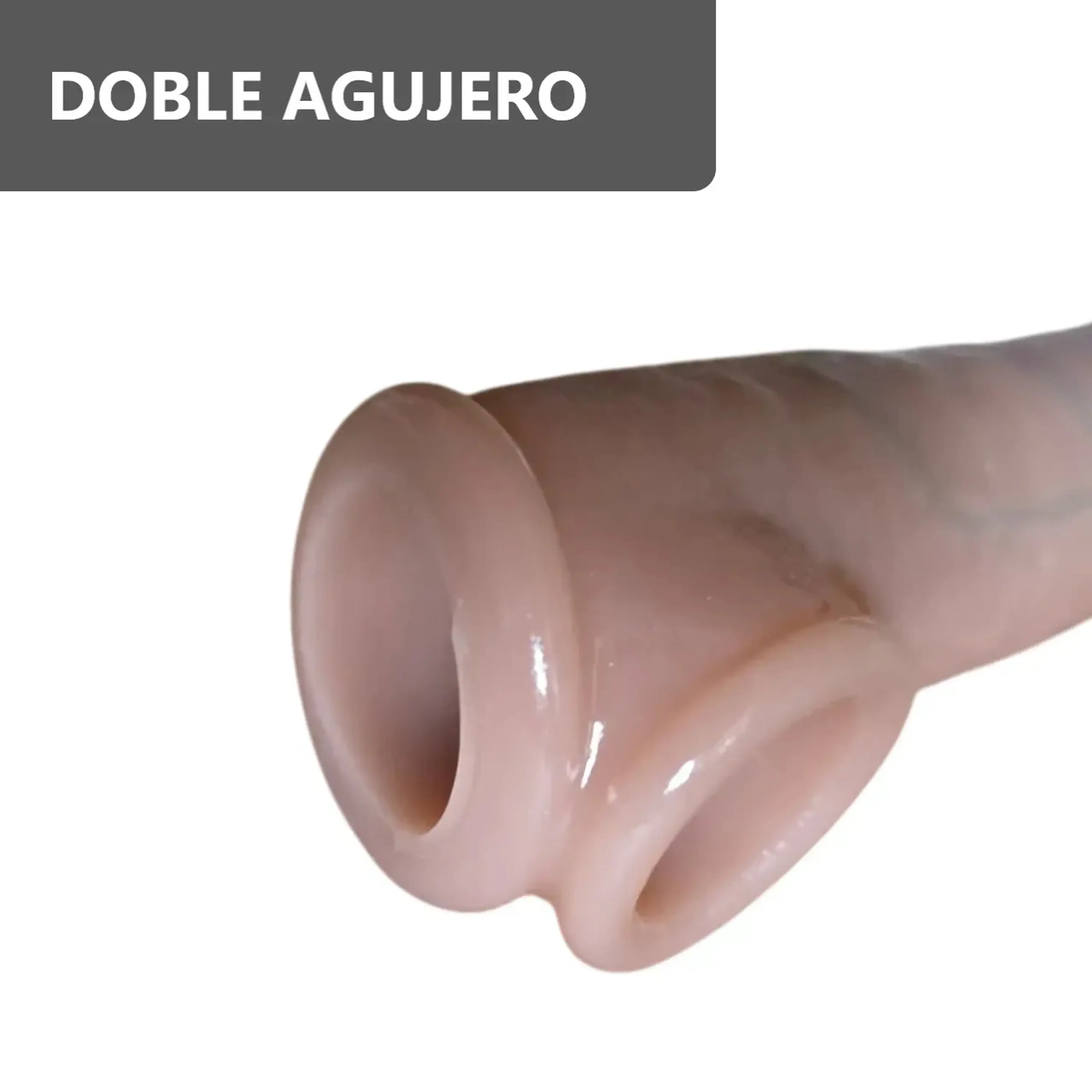 Manga Realista para Extender el pene Reutilizable - 19 cm 5