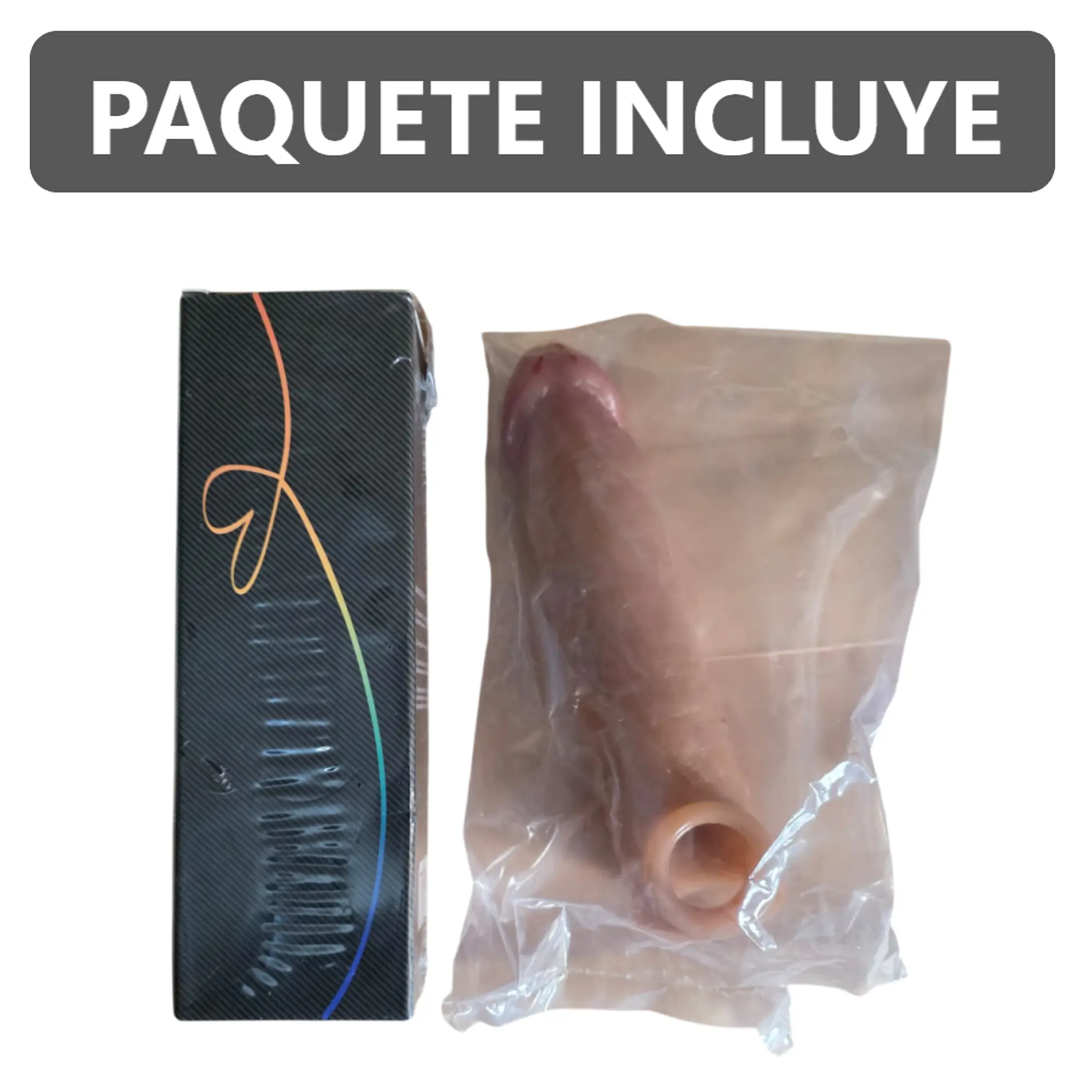 Manga Realista para Extender el pene Reutilizable - 19 cm 6