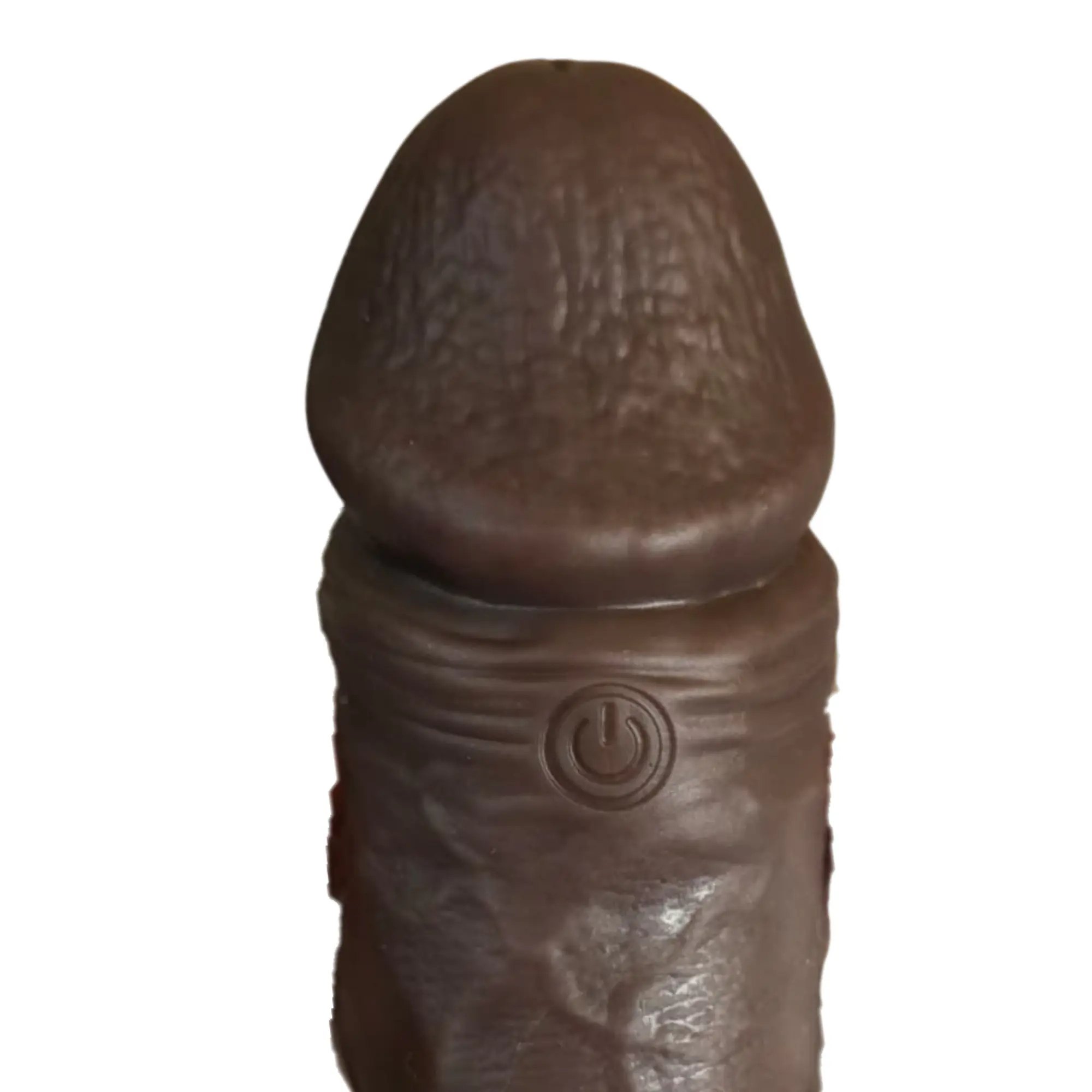 Manga con vibrador para Extender el pene Reutilizable y control remoto - Color marrón 20 cm 2