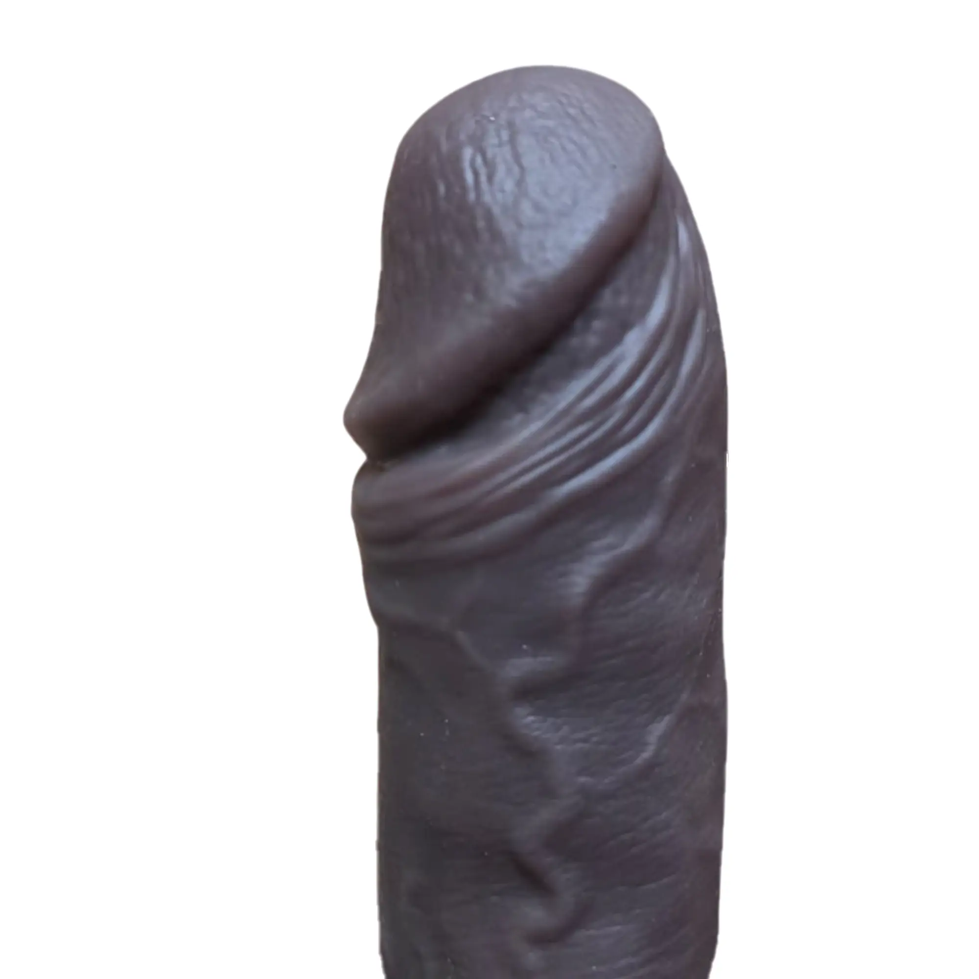 Manga con vibrador para Extender el pene Reutilizable y control remoto - Color marrón 20 cm 7
