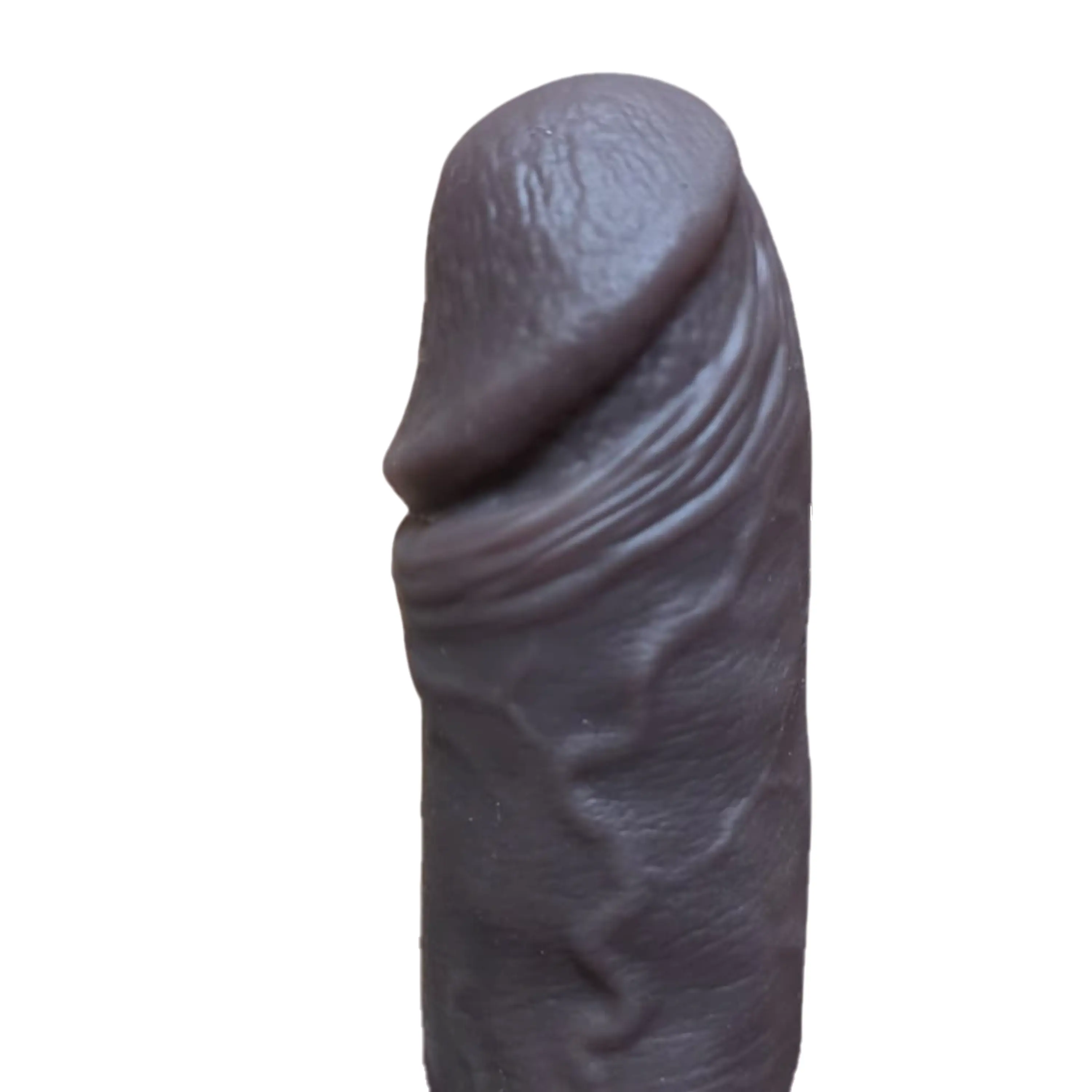 Manga con vibrador para Extender el pene Reutilizable y control remoto - Color marrón 20 cm 7