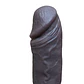 Manga con vibrador para Extender el pene Reutilizable y control remoto - Color marrón 20 cm - Miniatura 7