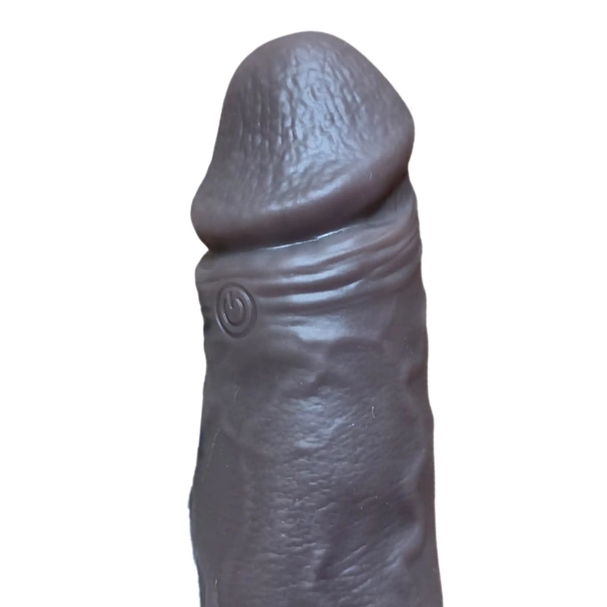 Manga con vibrador para Extender el pene Reutilizable y control remoto - Color marrón 20 cm 8