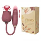Vibrador Flor Succionador Clítoris 2 en 1 Consolador  Estimulador - Miniatura 1