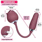Vibrador Flor Succionador Clítoris 2 en 1 Consolador  Estimulador - Miniatura 3