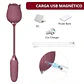 Vibrador Flor Succionador Clítoris 2 en 1 Consolador  Estimulador - Miniatura 4
