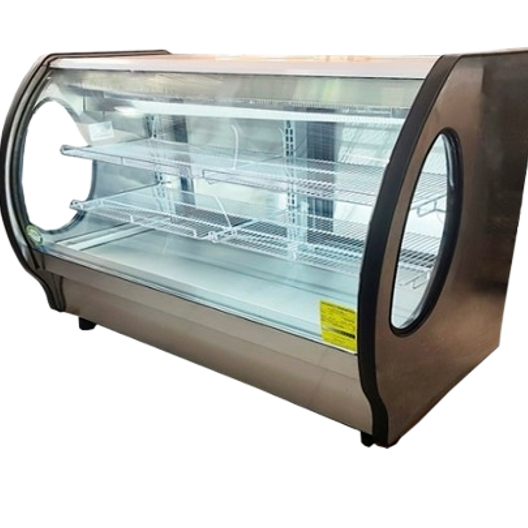 VITRINA CRISTAL CURVO 70 CM MASSER MODELO RHNVCT 700 EPAIX 1
