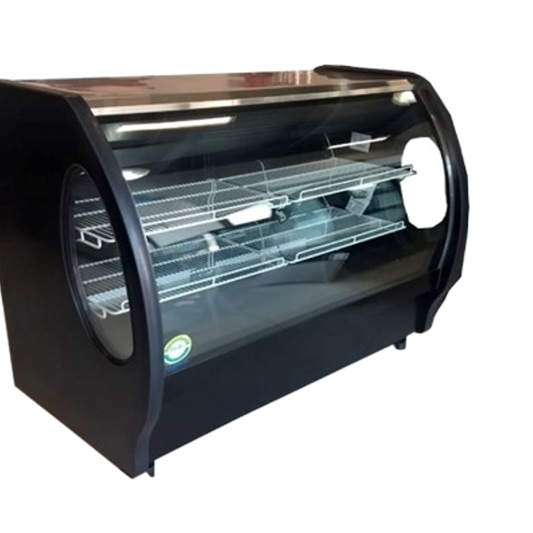 Vitrina BLANCA con Cristal Curvo RHNVCT 700 EP-N 1