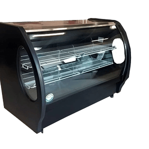 Vitrina BLANCA con Cristal Curvo RHNVCT 700 EP-N