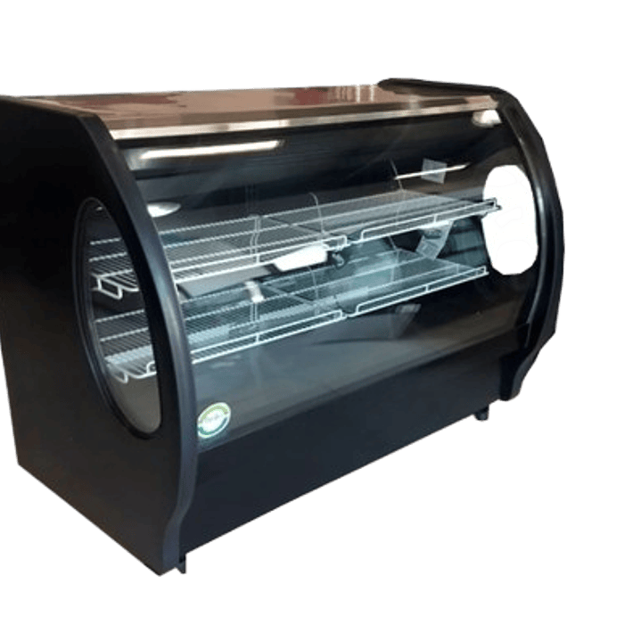 Vitrina BLANCA con Cristal Curvo RHNVCT 700 EP-N 1